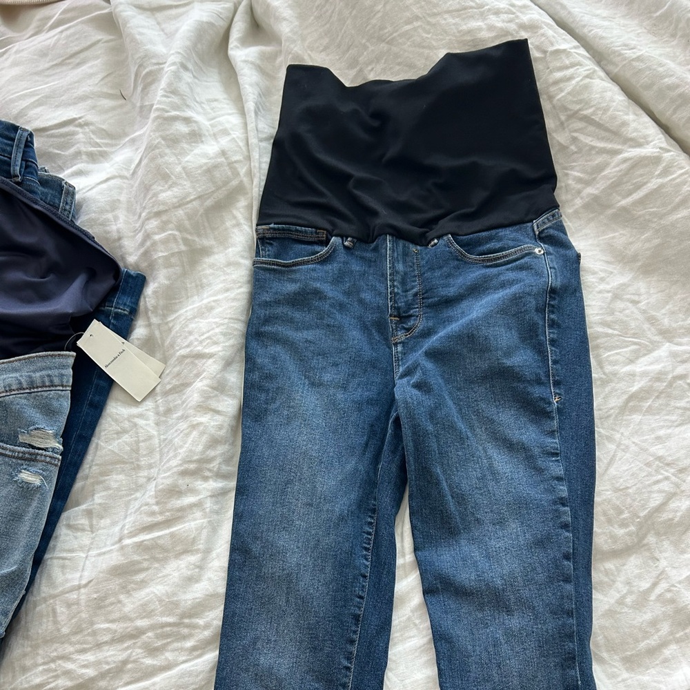 GOOD AMERICAN maternity jeans GOOD LEGS, Size 0